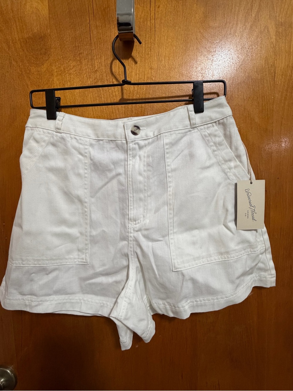 Universal Thread White High-Waist Utility Shorts